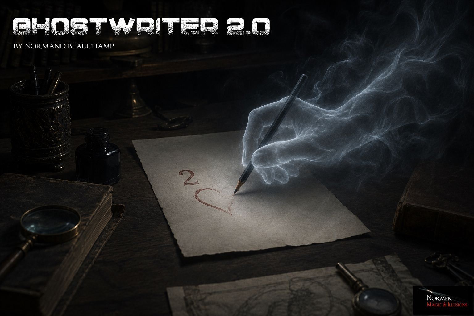 GHOSTWRITER 2.0 : Your prediction reveals itself ! – New magic tricks
