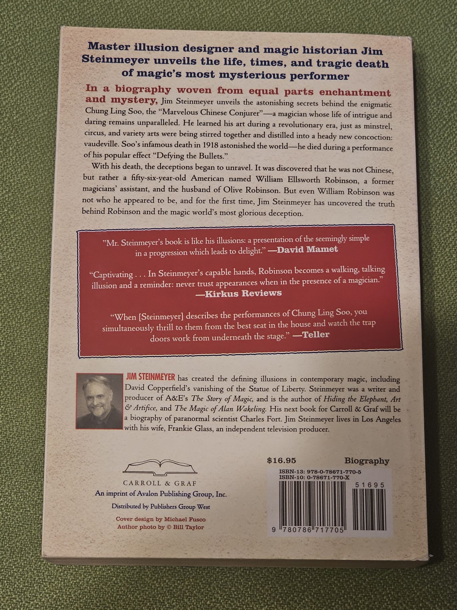 The glorious deception - Jim Steinmeyer – Gebrauchte Zaubertricks – photo 2