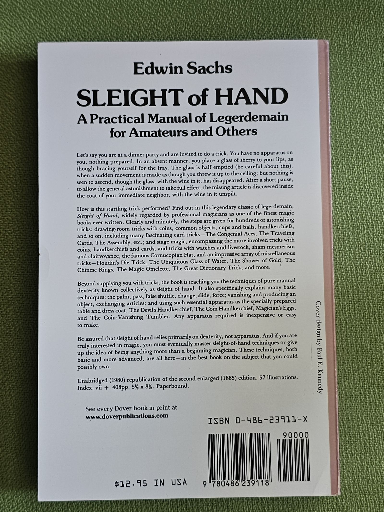 Sleight of Hand by Edwin Sachs – Used magic tricks – photo 2