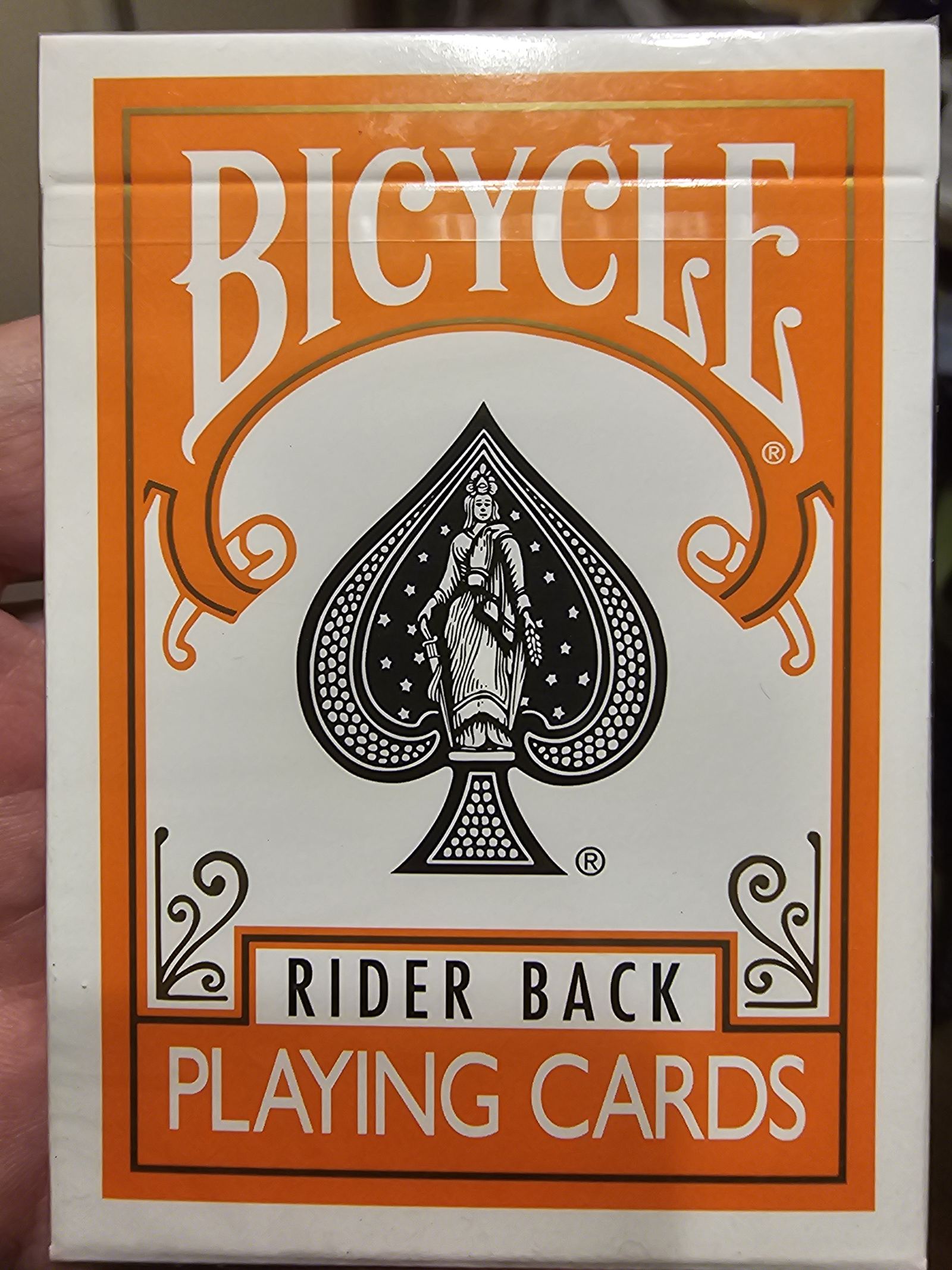 Bicycle Orange Deck Playing Cards