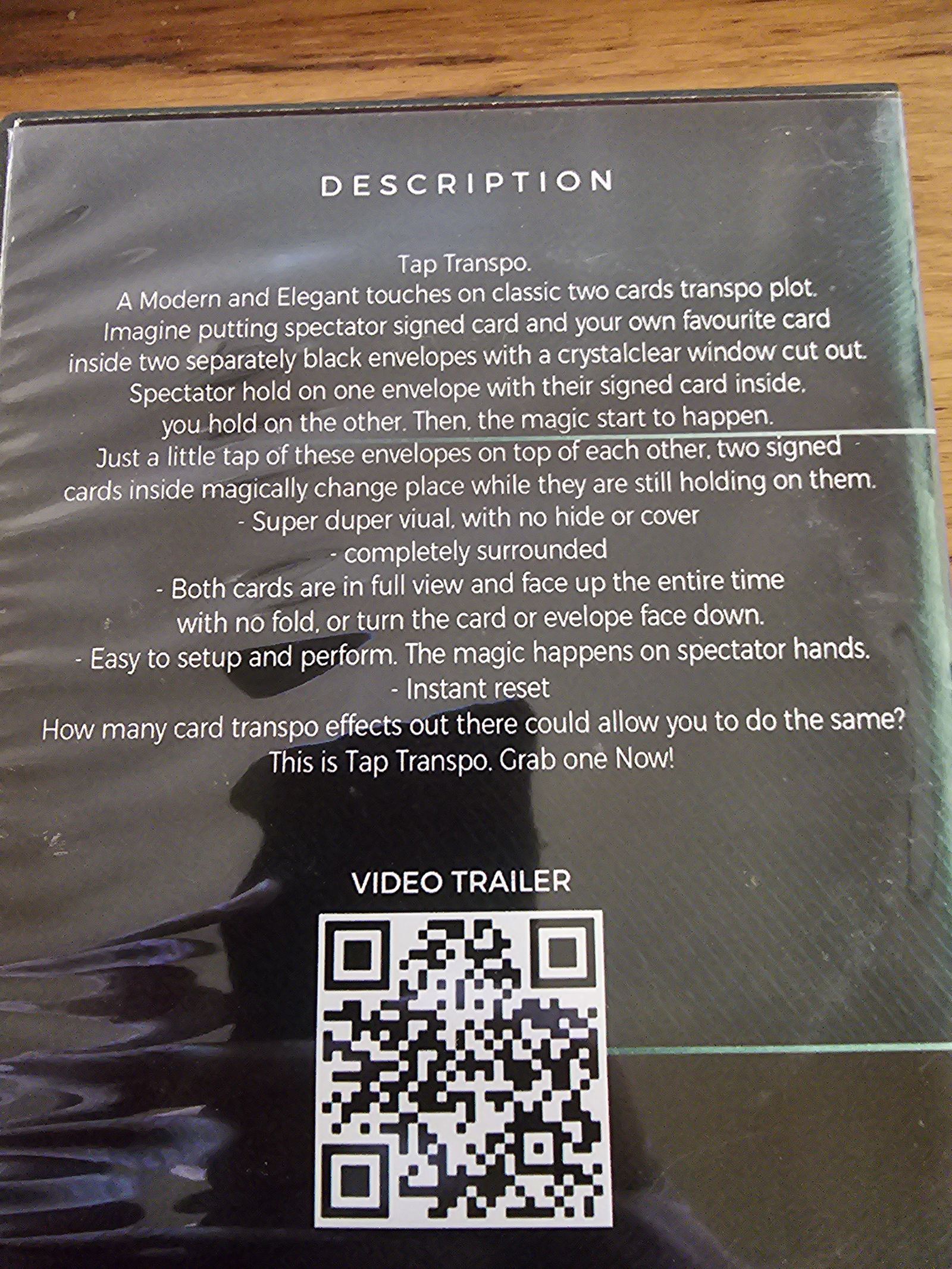 Tap Transo SMagic Productions – Used magic tricks – photo 2