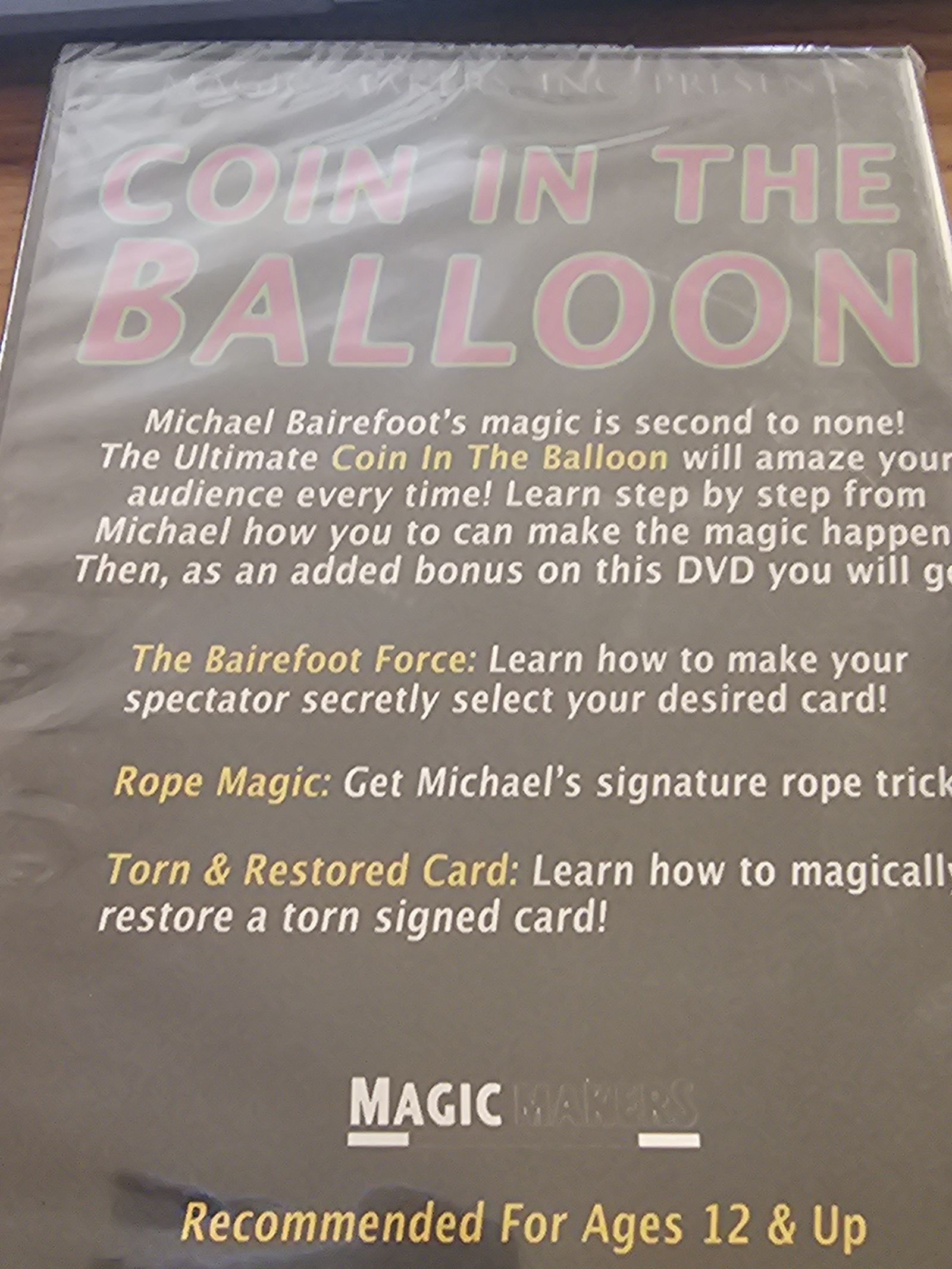 Coin in the Balloon - DVD – New magic tricks – photo 2