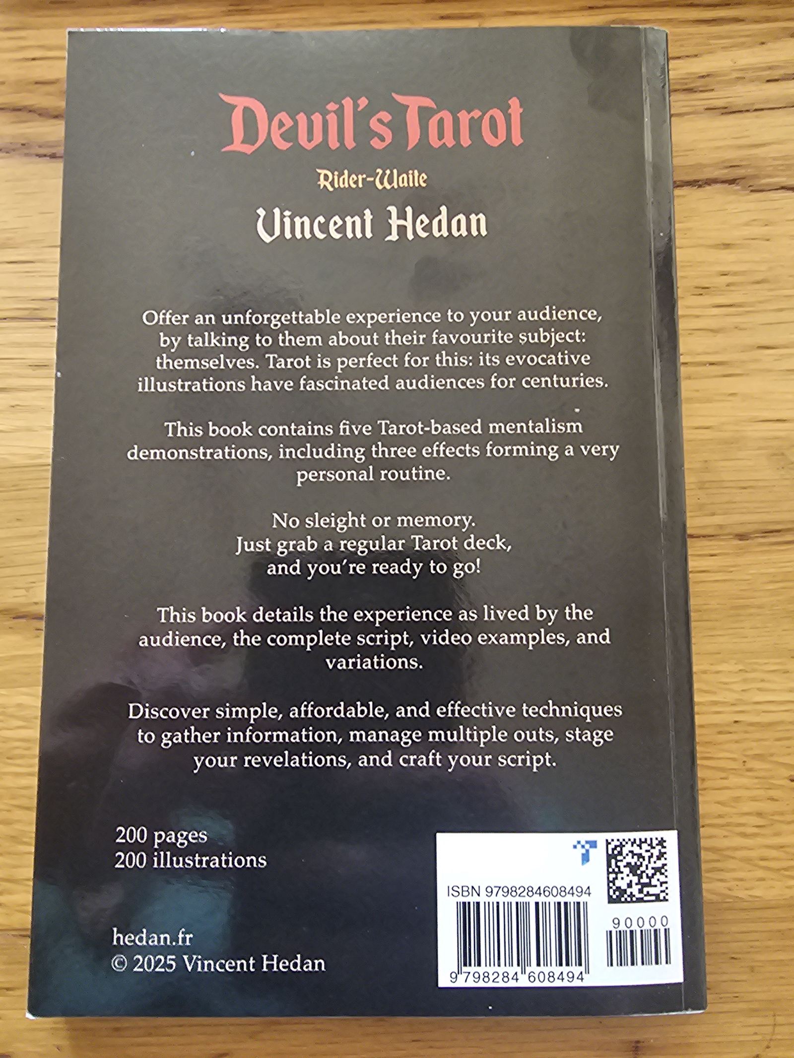 Devils Tarot by Vincent Hedan – Tours de magie d’occasion – photo 2