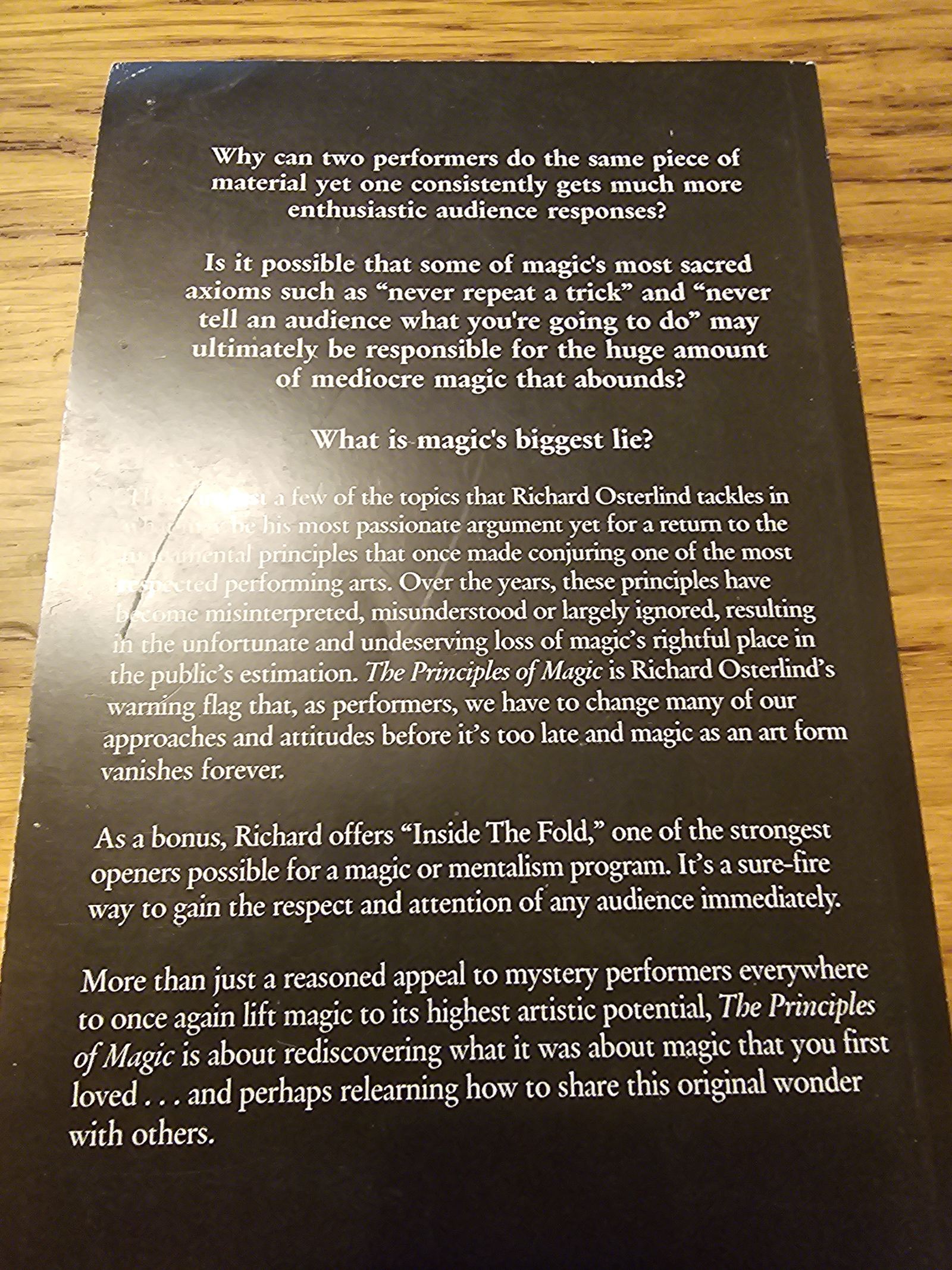 The principles of Magic Richard Osterlind – Gebrauchte Zaubertricks – photo 2