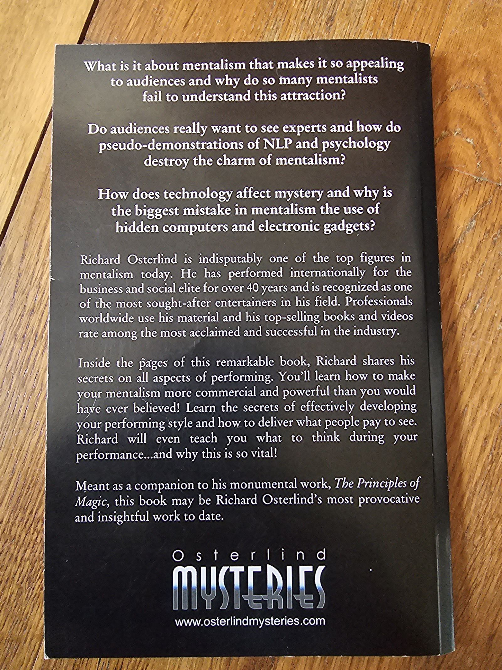 The principles of Mentalism - Richard Osterlind – Used magic tricks – photo 2
