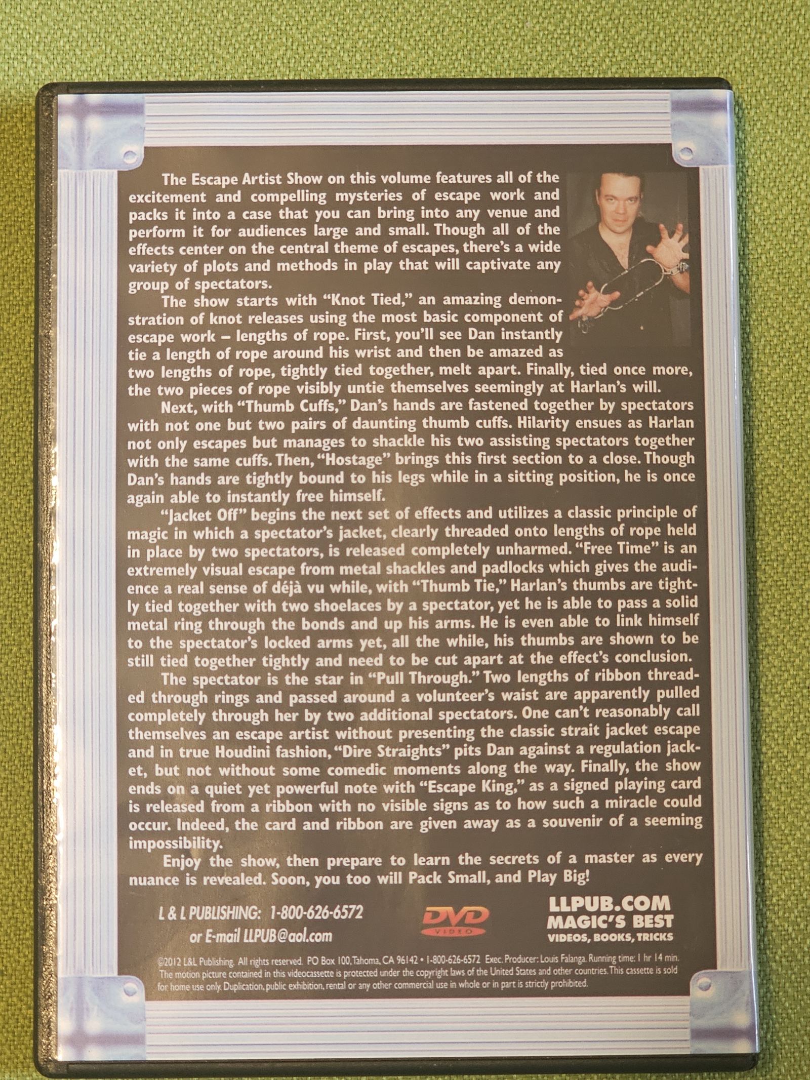 Dan Harlan Escape artist show – Trucos de magia de segunda mano – photo 2