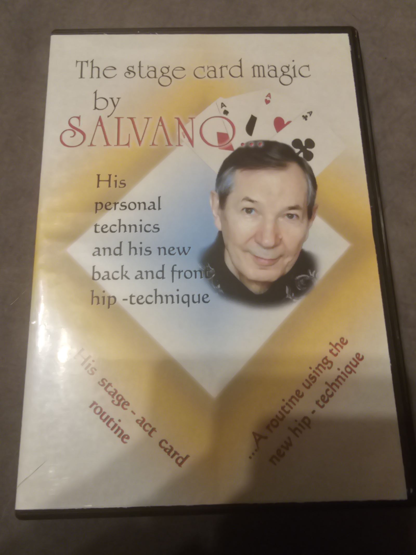 The stage card magic by Salvano