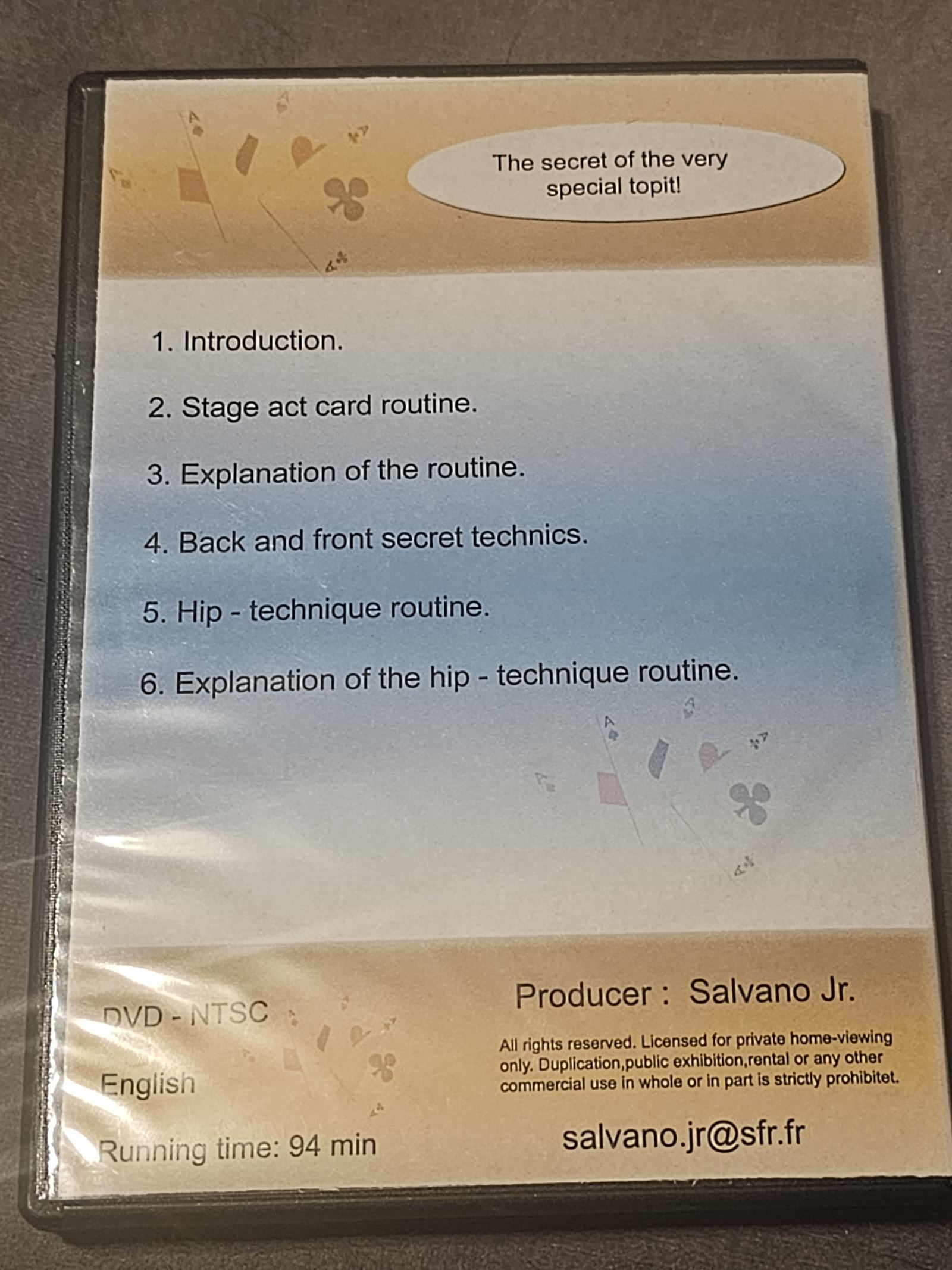 The stage card magic by Salvano – Gebrauchte Zaubertricks – photo 2
