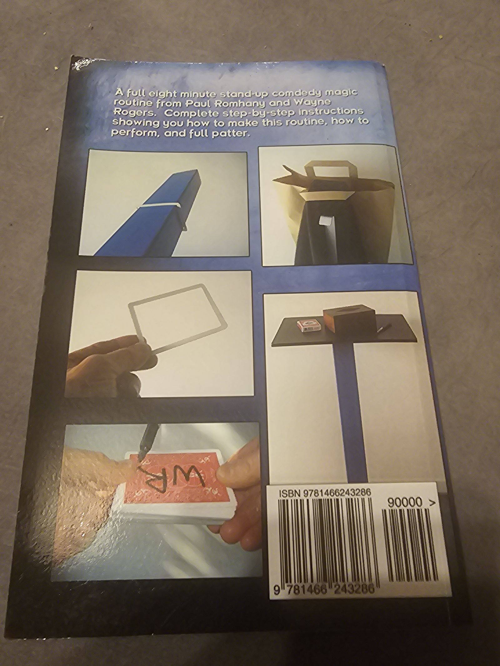 Paul Romhany - Signed Card on Blue Stake – Used magic tricks – photo 2