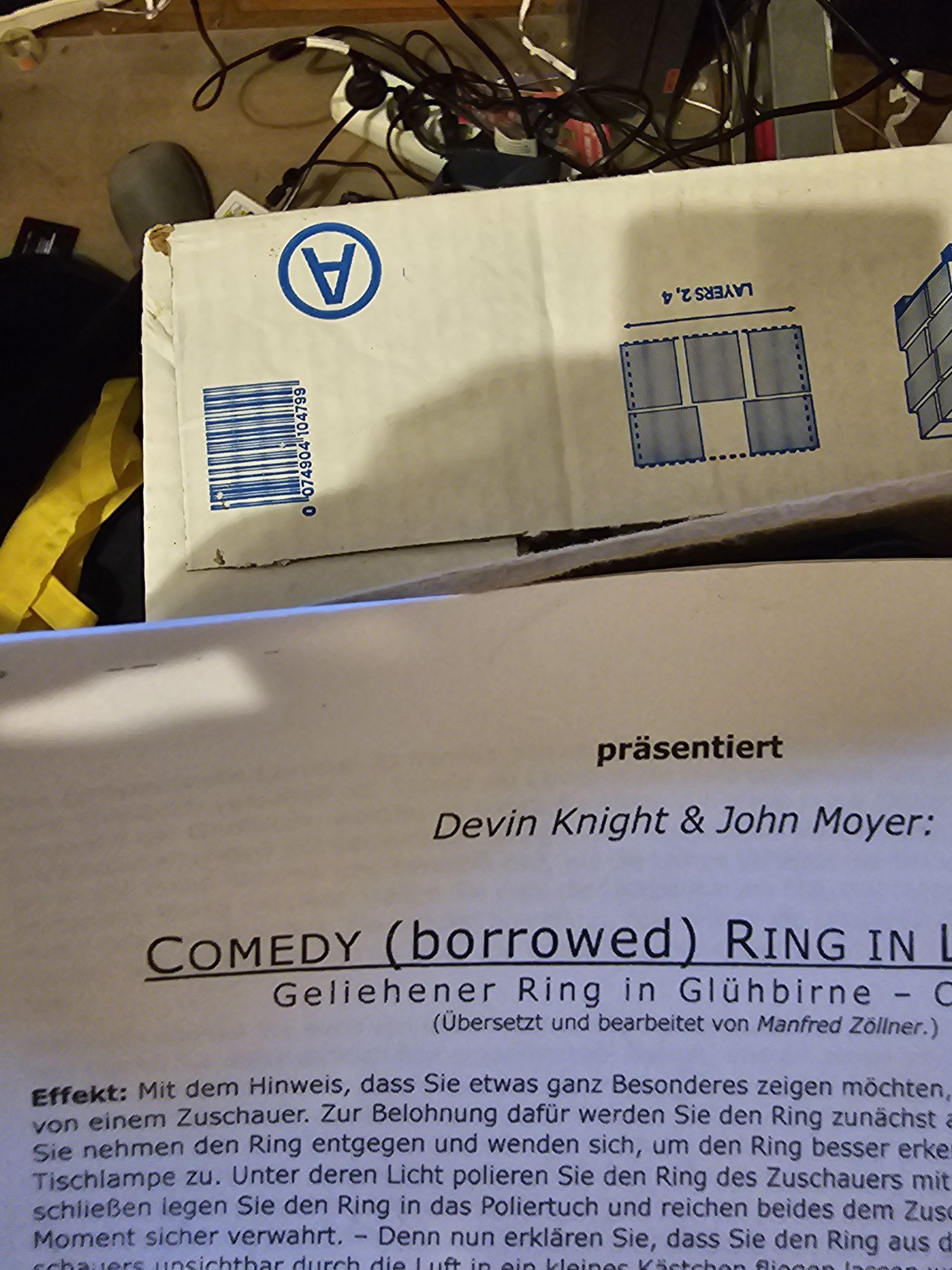Comedy borrowed Ring in Lightbulb – Tours de magie d’occasion – photo 2