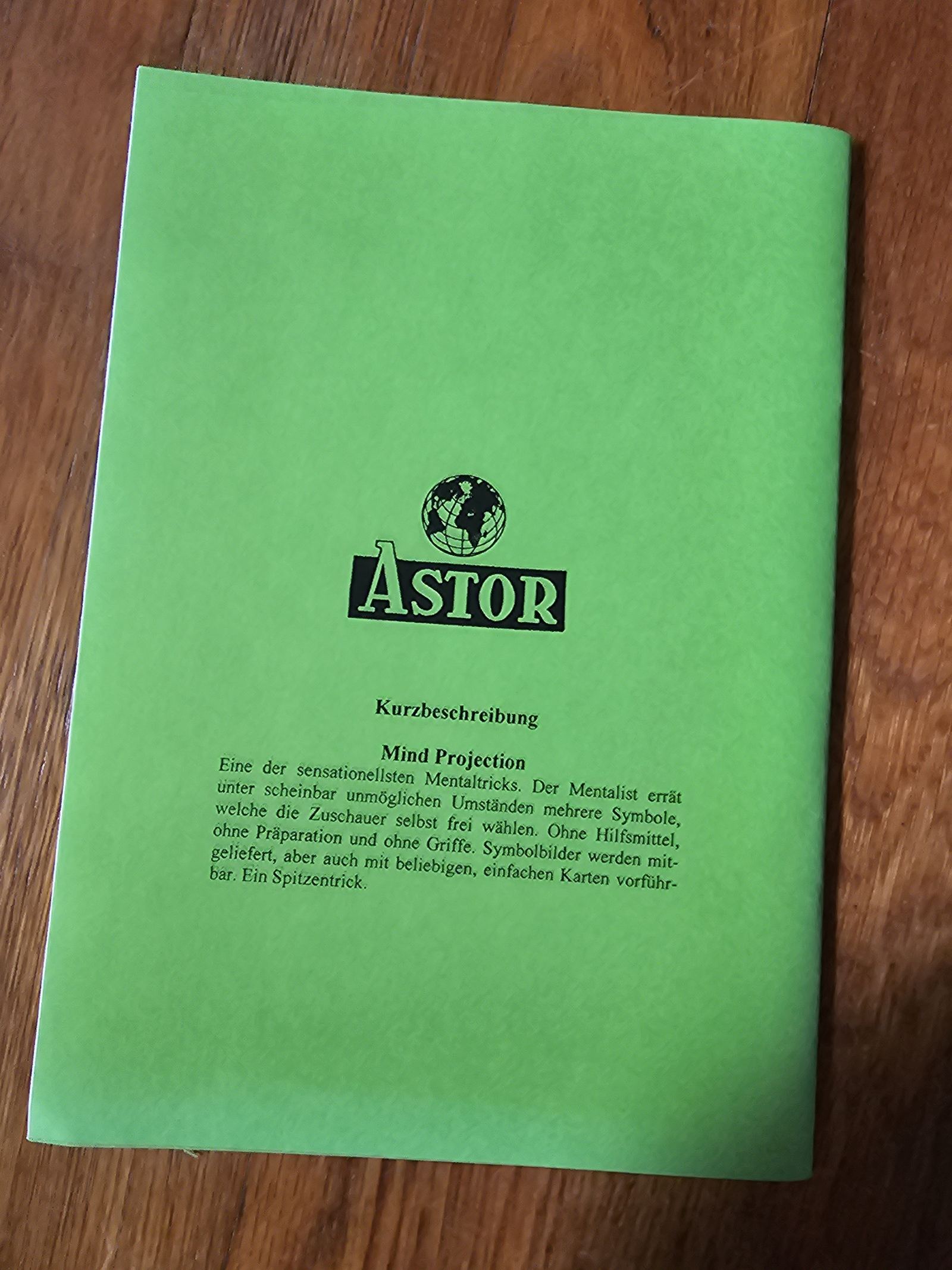 Mind Projection by Astor – Used magic tricks – photo 2