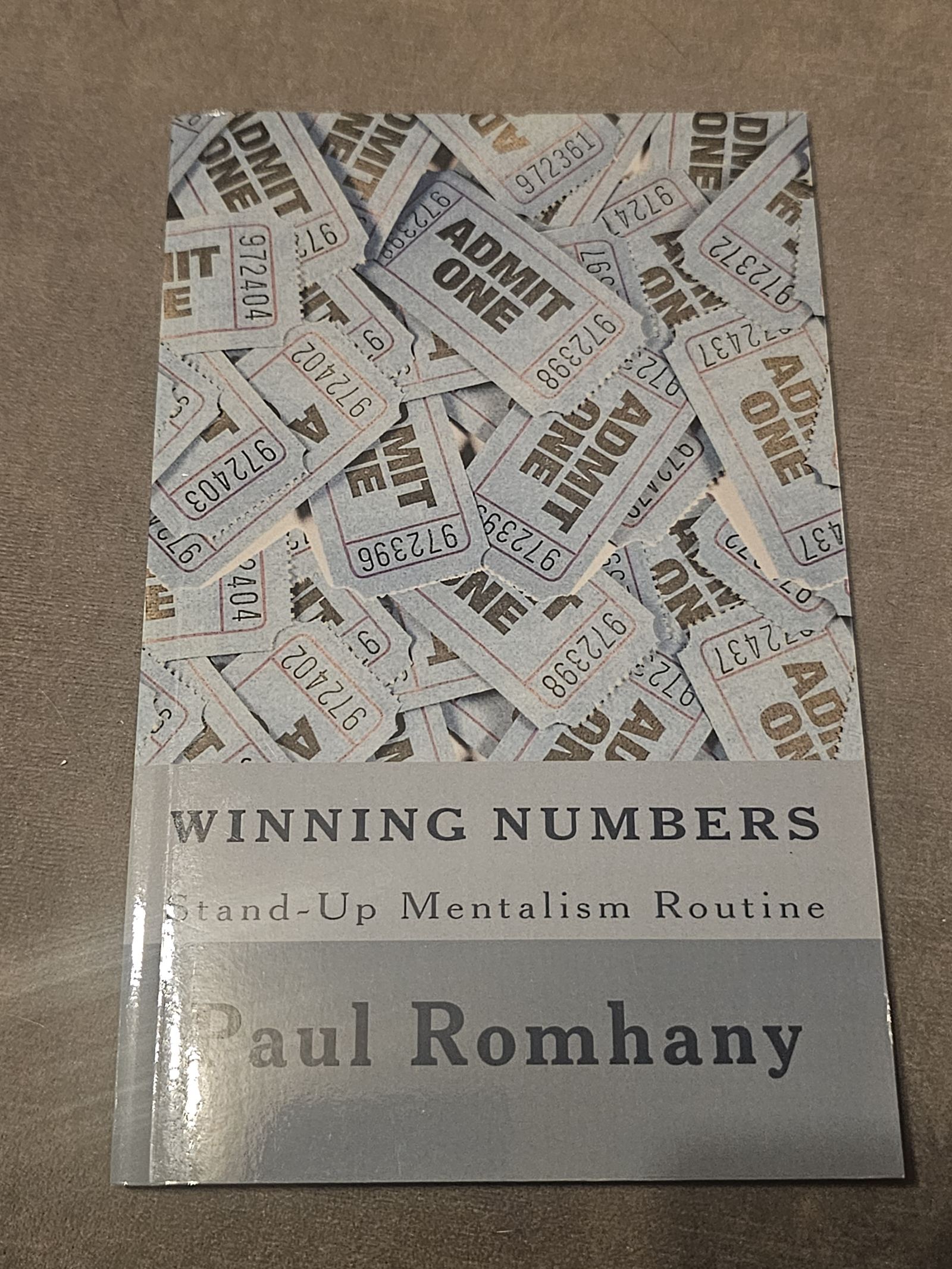 Paul Romhany Winning Numbers – Used magic tricks – photo 1
